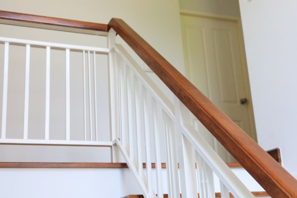 Stair Railing Staining in Acworth