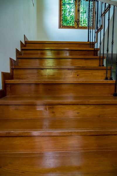 Interior Steps Staining