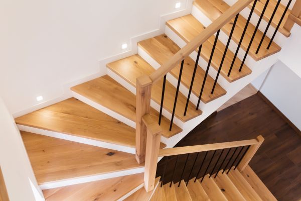 Wood Banister Refinishing in Acworth