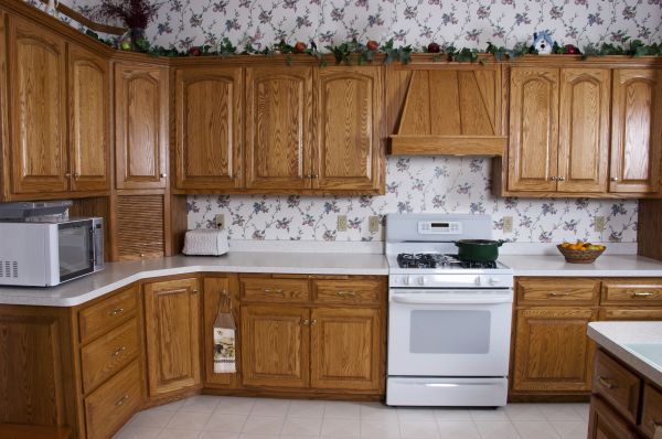 Oak Cabinet Refinishing in Acworth